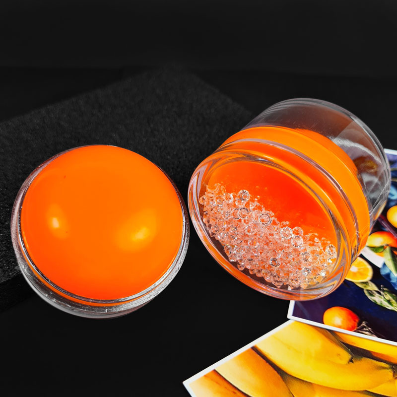 Печать для стемпинга силиконовая суперлипкая , 003 Оранжевая неоновая